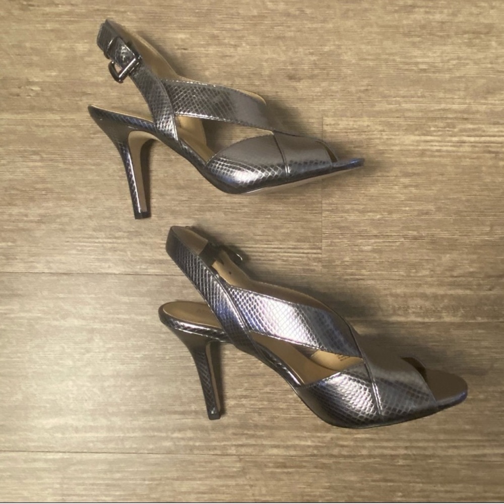 Michael Michael Kors Becky Gunmetal Sandals